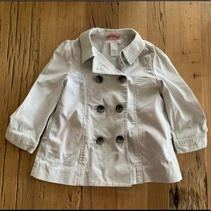 Janie and Jack trench coat. Toddler girls 2t-3t.